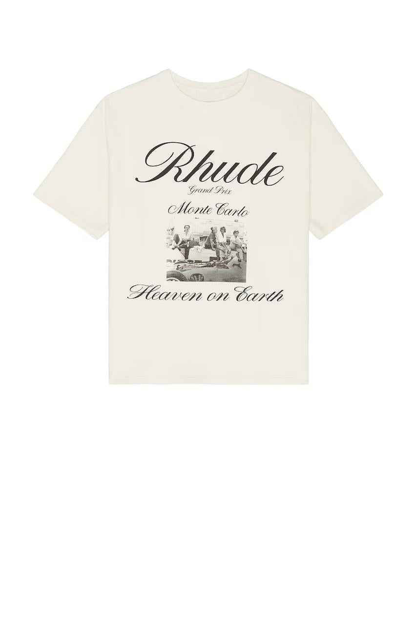 Rhude Heaven On Earth Tee 'Vintage White'