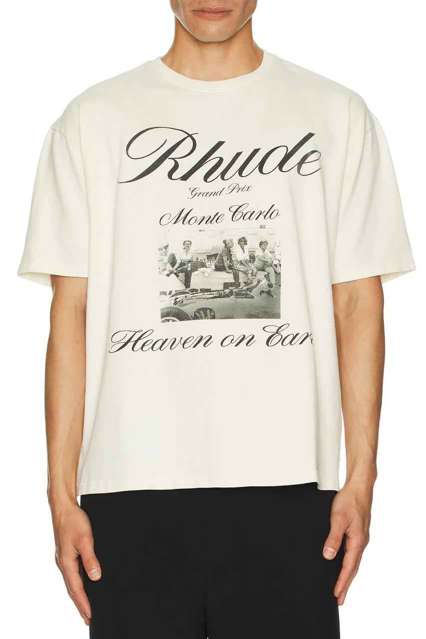 Rhude Heaven On Earth Tee 'Vintage White'