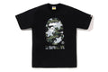 STA OVER PRINT 1ST CAMO BY BATHING APE TEE black