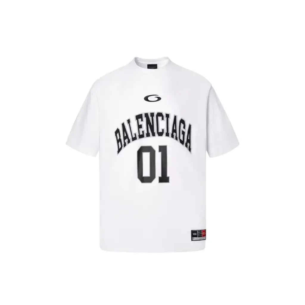 Balenciaga Basketball Series Oversized T-shirt in Vintage Jersey