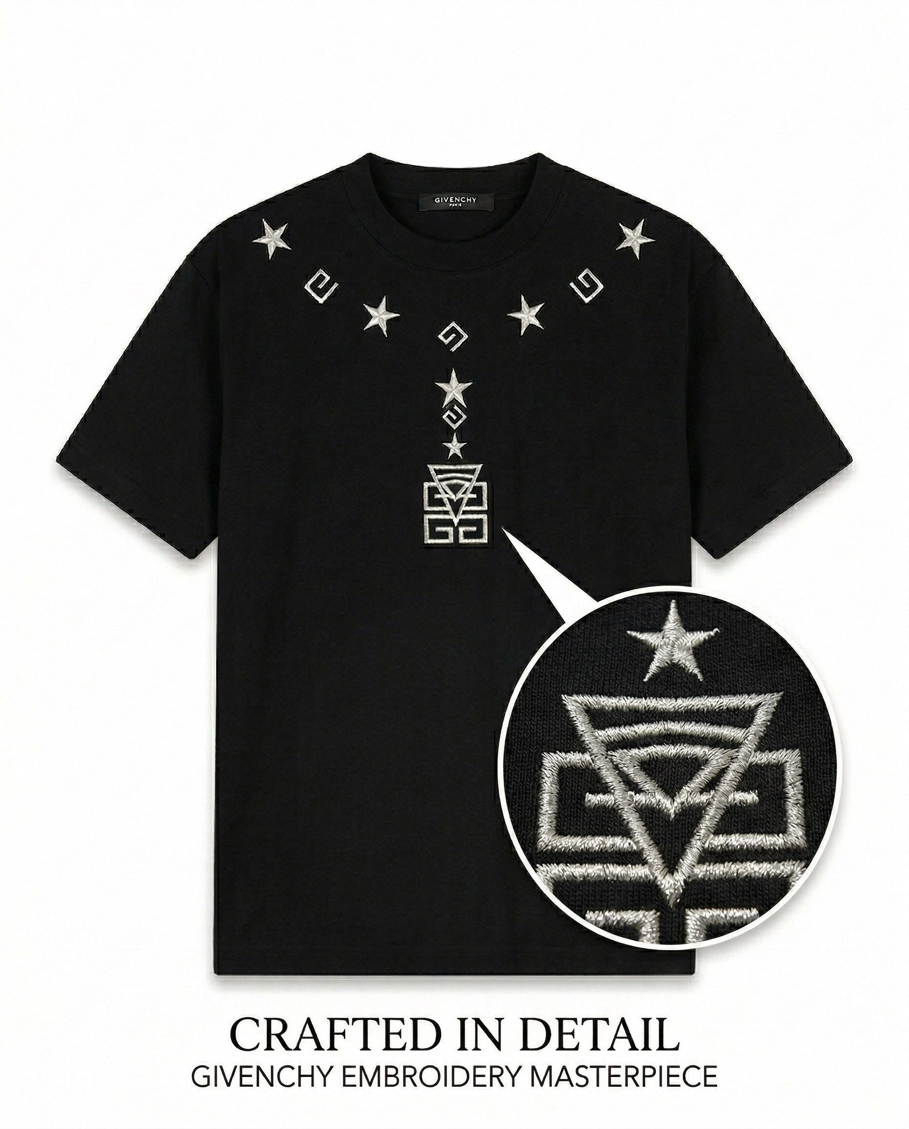 Givenchy emblem Black Tee