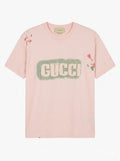 Gucci emblem Pink T-Shirt
