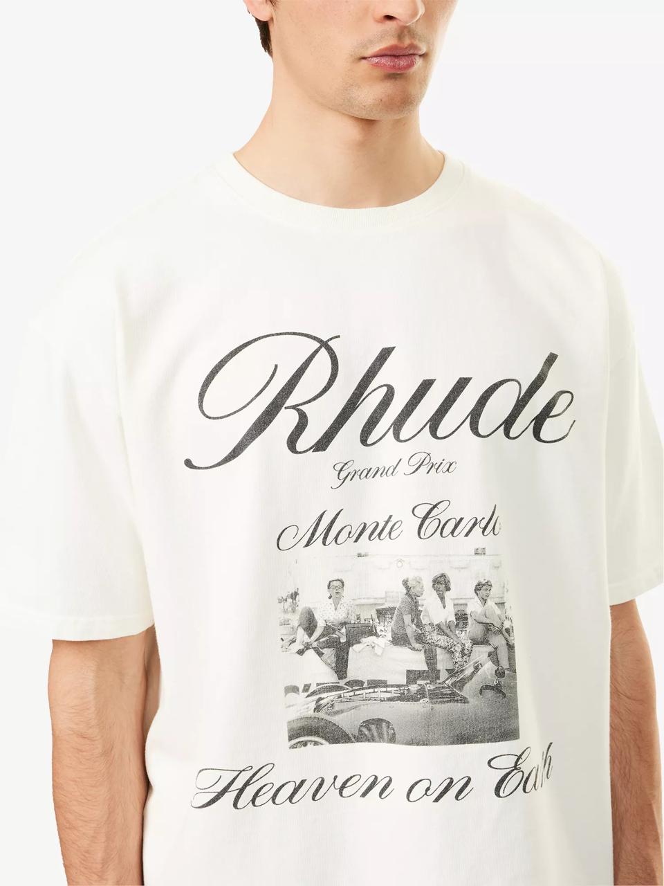 Rhude Heaven On Earth Tee 'Vintage White'