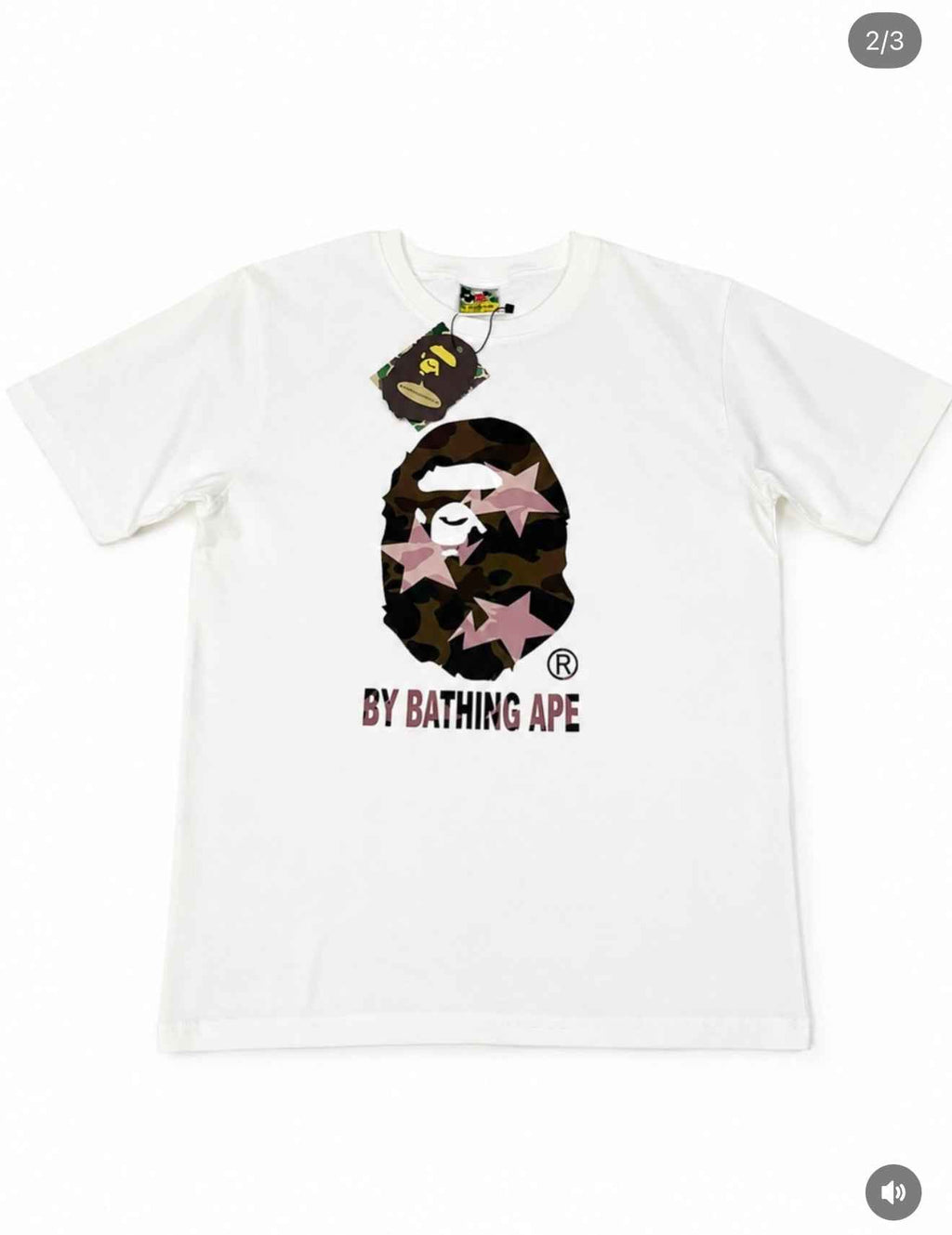STA OVER PRINT 1ST CAMO BY BATHING APE TEE