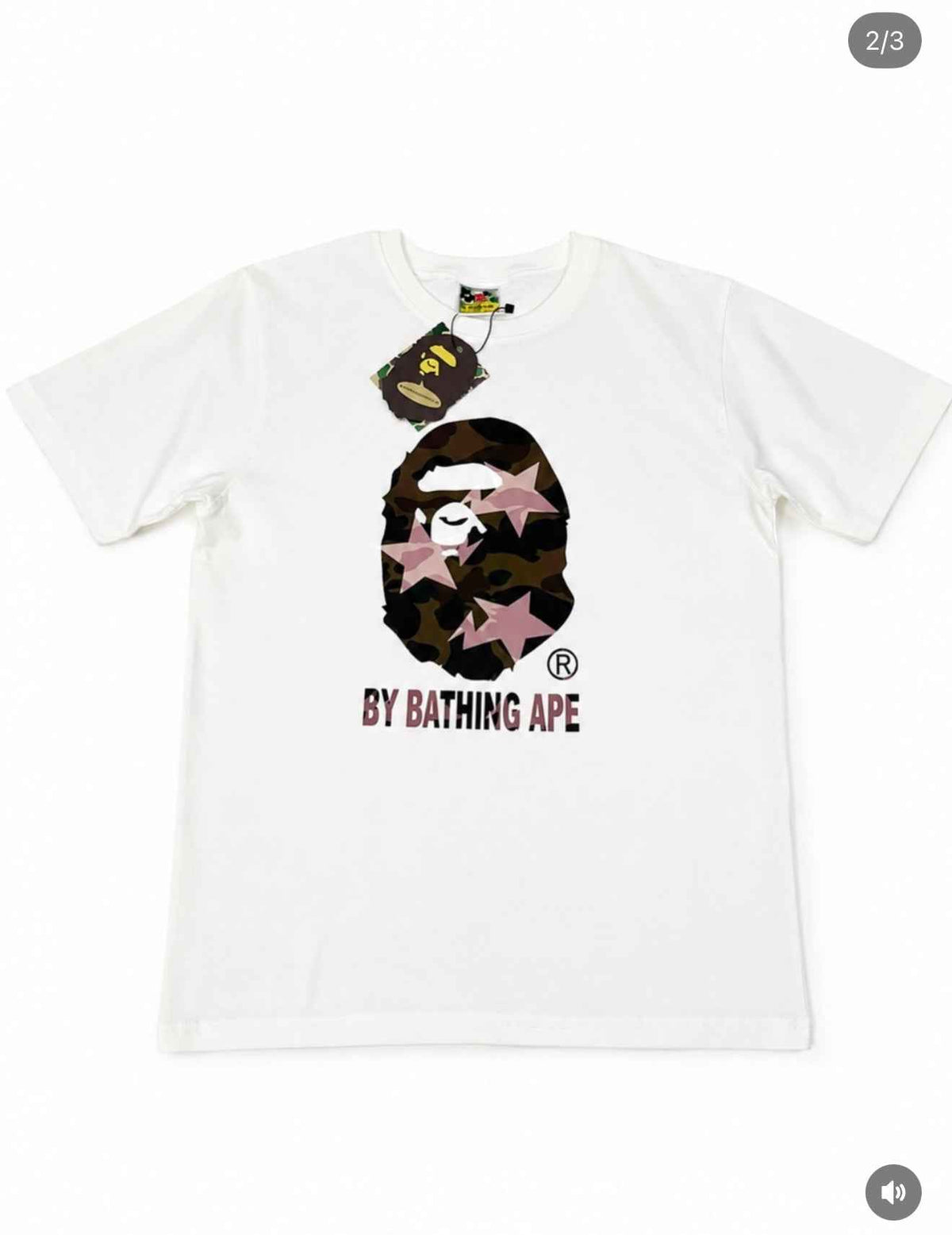 STA OVER PRINT 1ST CAMO BY BATHING APE TEE