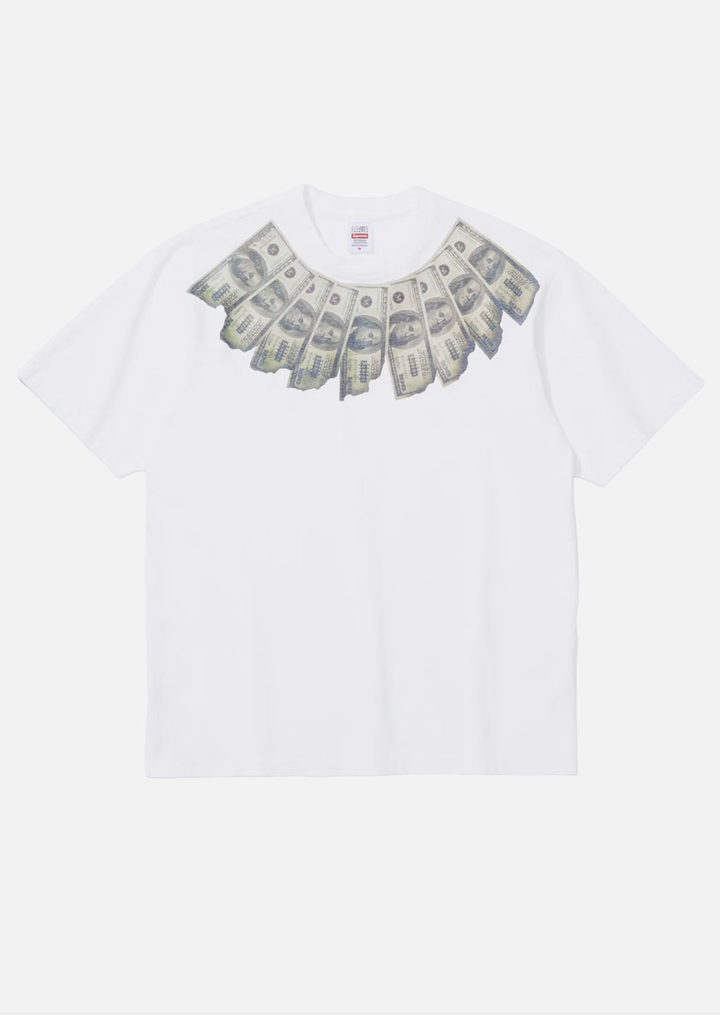 Supremex MM6 Maison Margiela money-graphic T-shirt #2