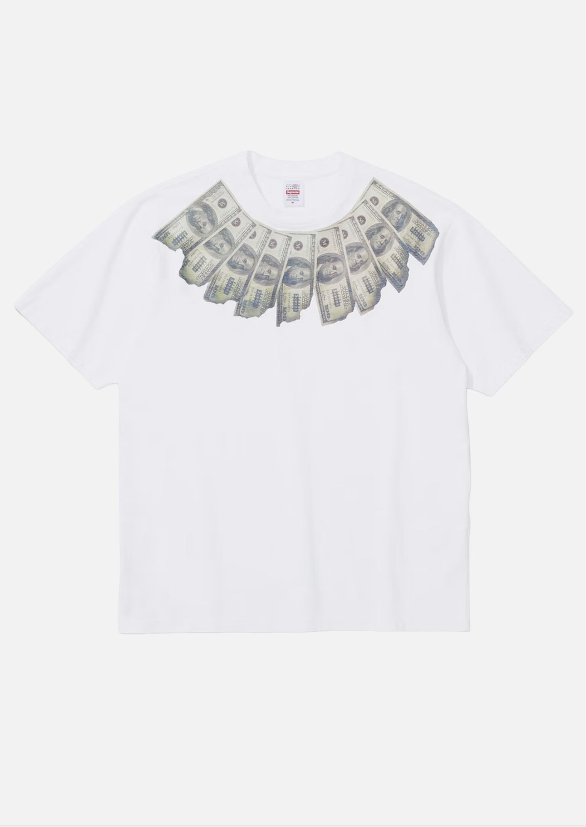 Supremex MM6 Maison Margiela money-graphic T-shirt #2