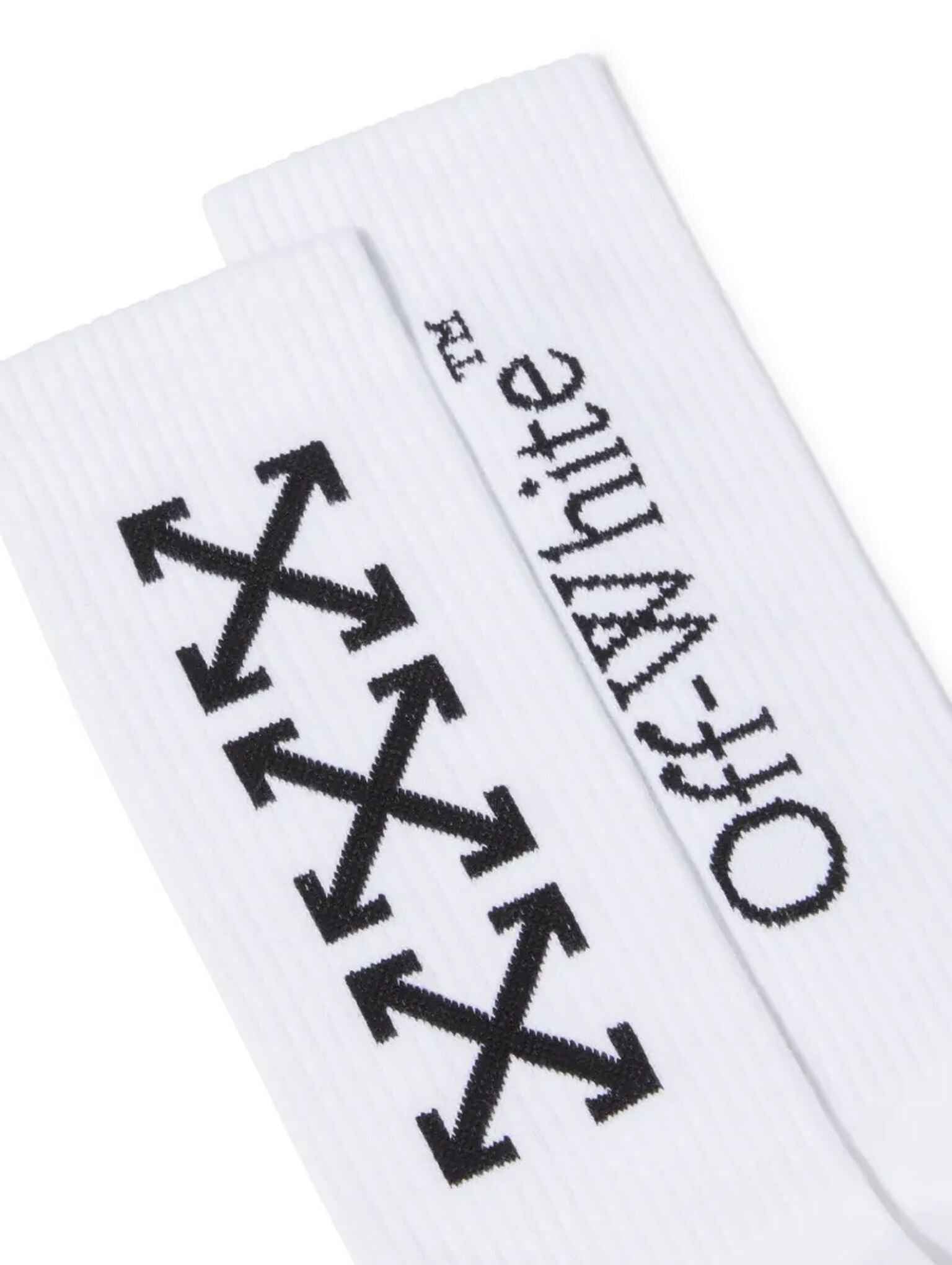 OFF WHITE TRIPLE ARROW LONG SOCKS