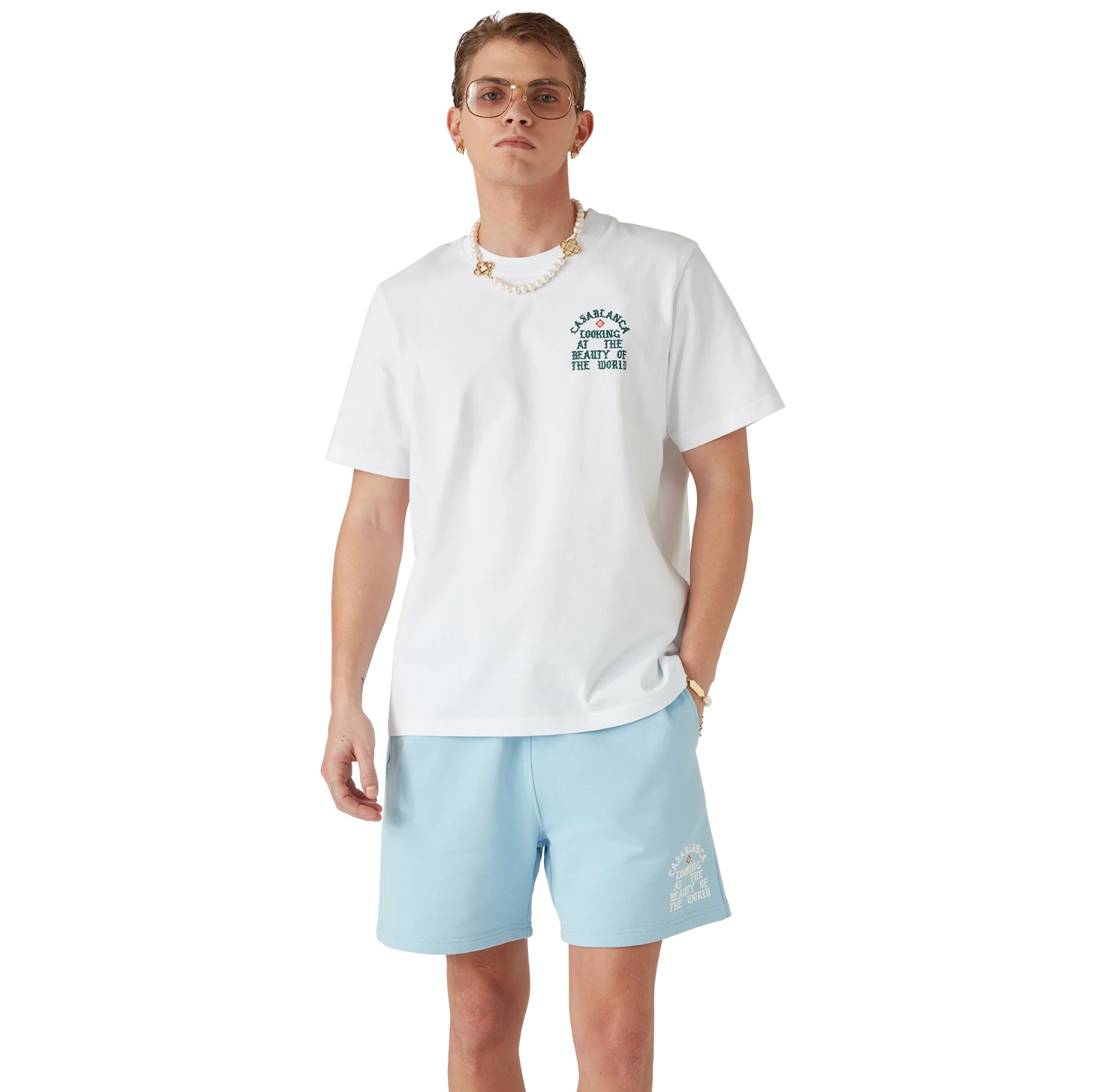 Casablanca Beauty Of The World Short Sleeve T‑Shirt