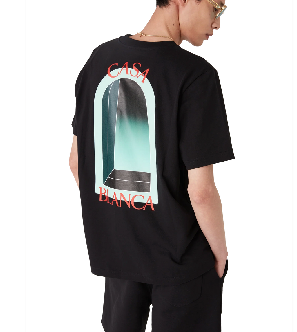 CASABLANCA L'Arche Short Sleeve T‑Shirt