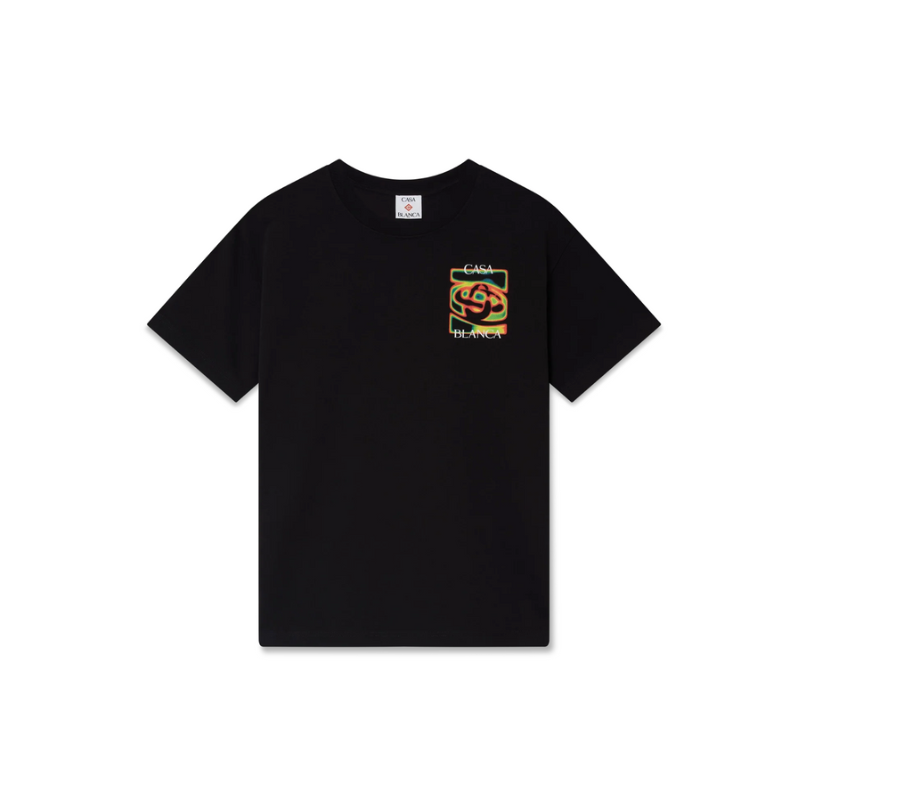 Casanblanca Heat Map Logo Short Sleeve T‑Shirt