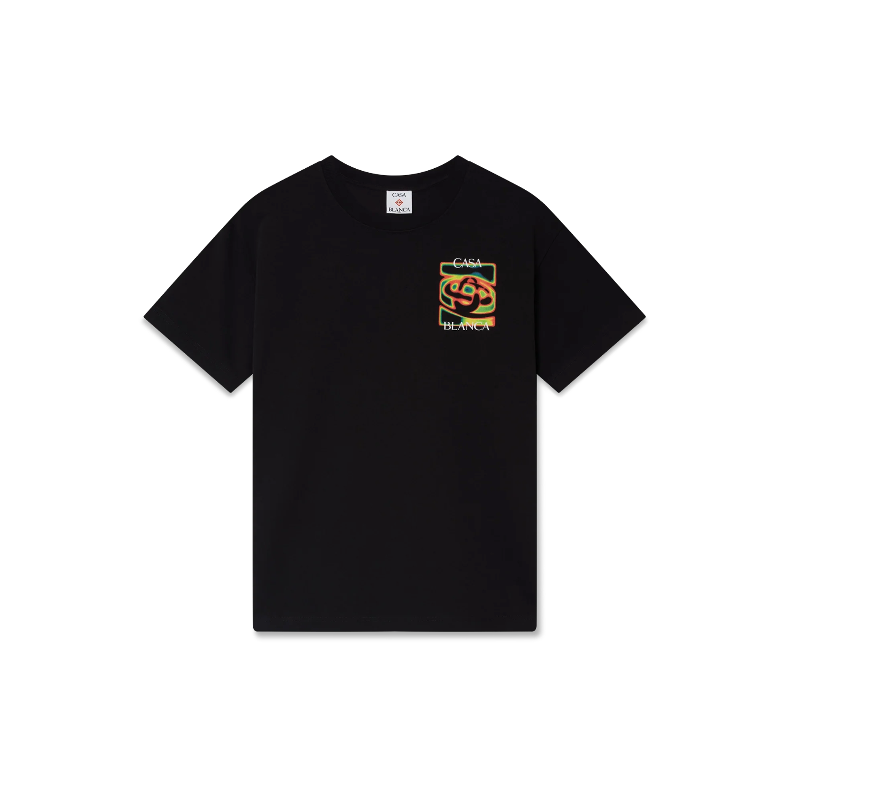 Casanblanca Heat Map Logo Short Sleeve T‑Shirt