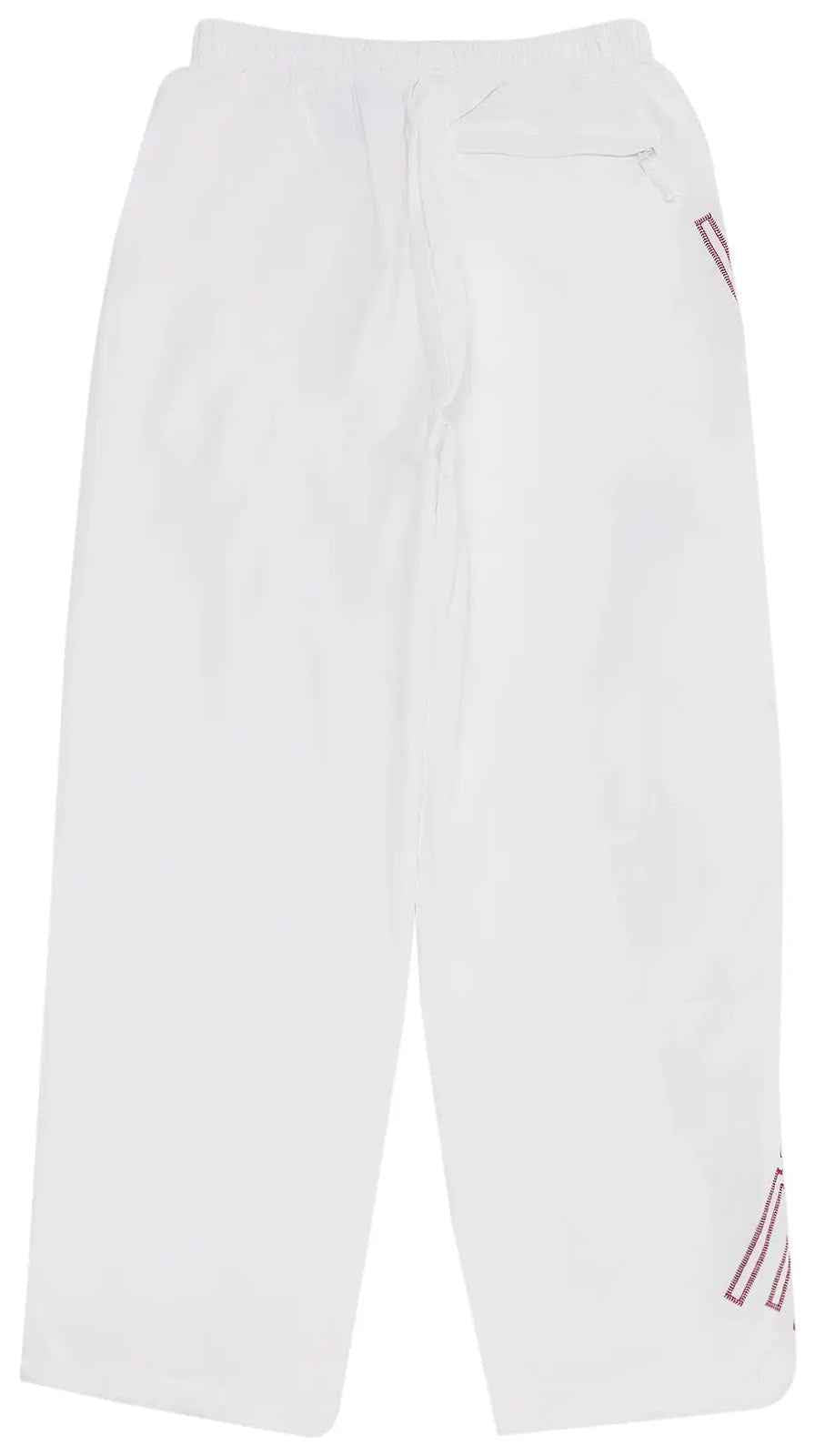 Supreme Embroidered Spellout Track Pants "White"