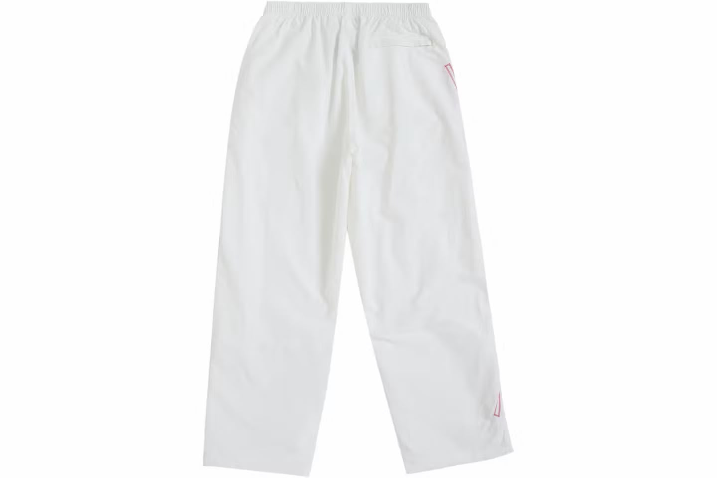 Supreme Embroidered Spellout Track Pants "White"