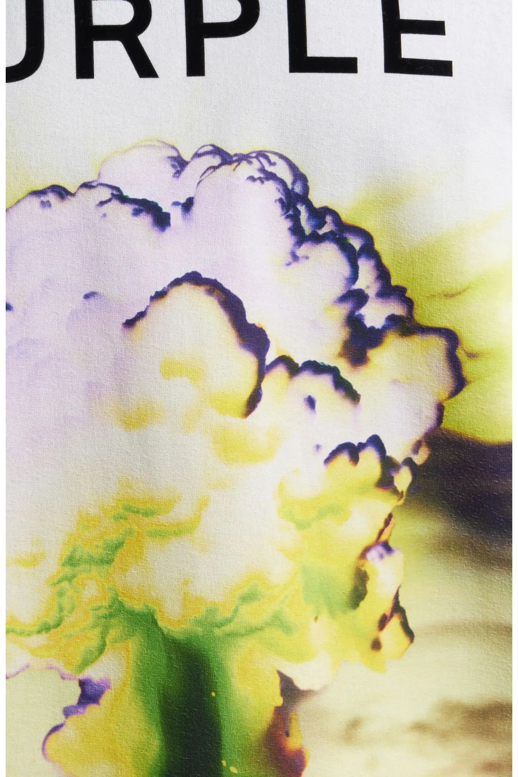 Purple Brand Mushroom Cloud Graphic Tee