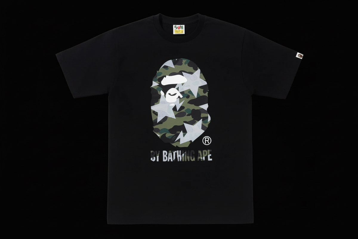 BAPE Tee Black Background