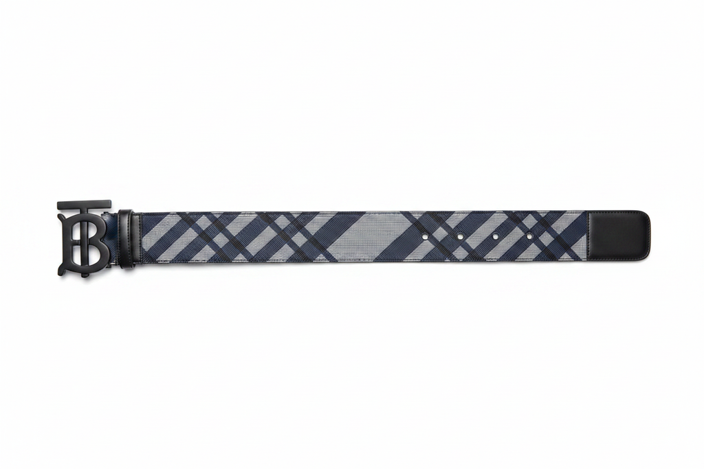Burberry TB Belt Flat Lay