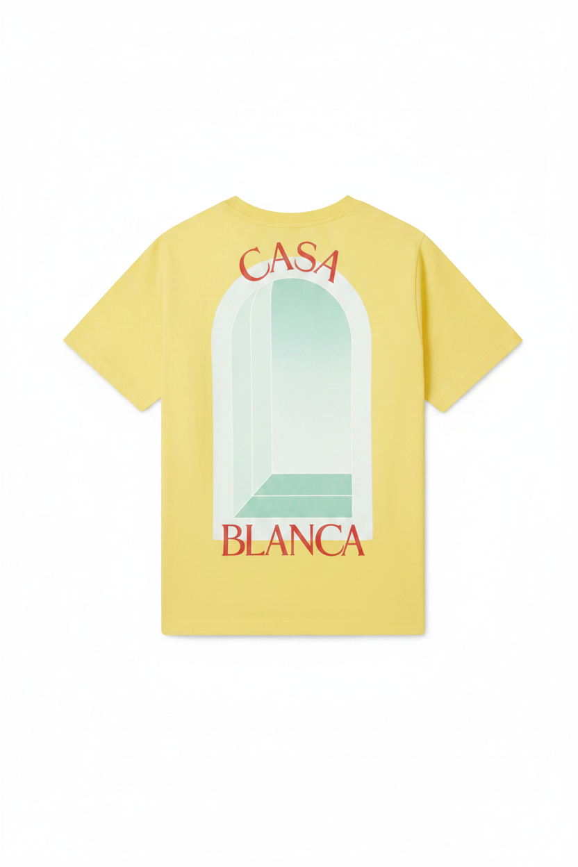 CASABLANCA L'Arche Short Sleeve T‑Shirt