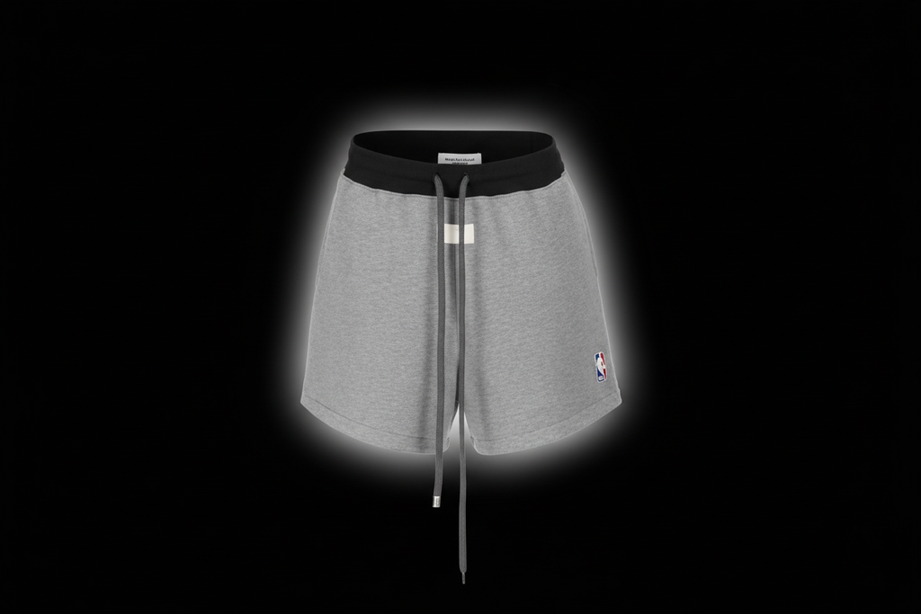 Fear of God x NBA Shorts Black Background