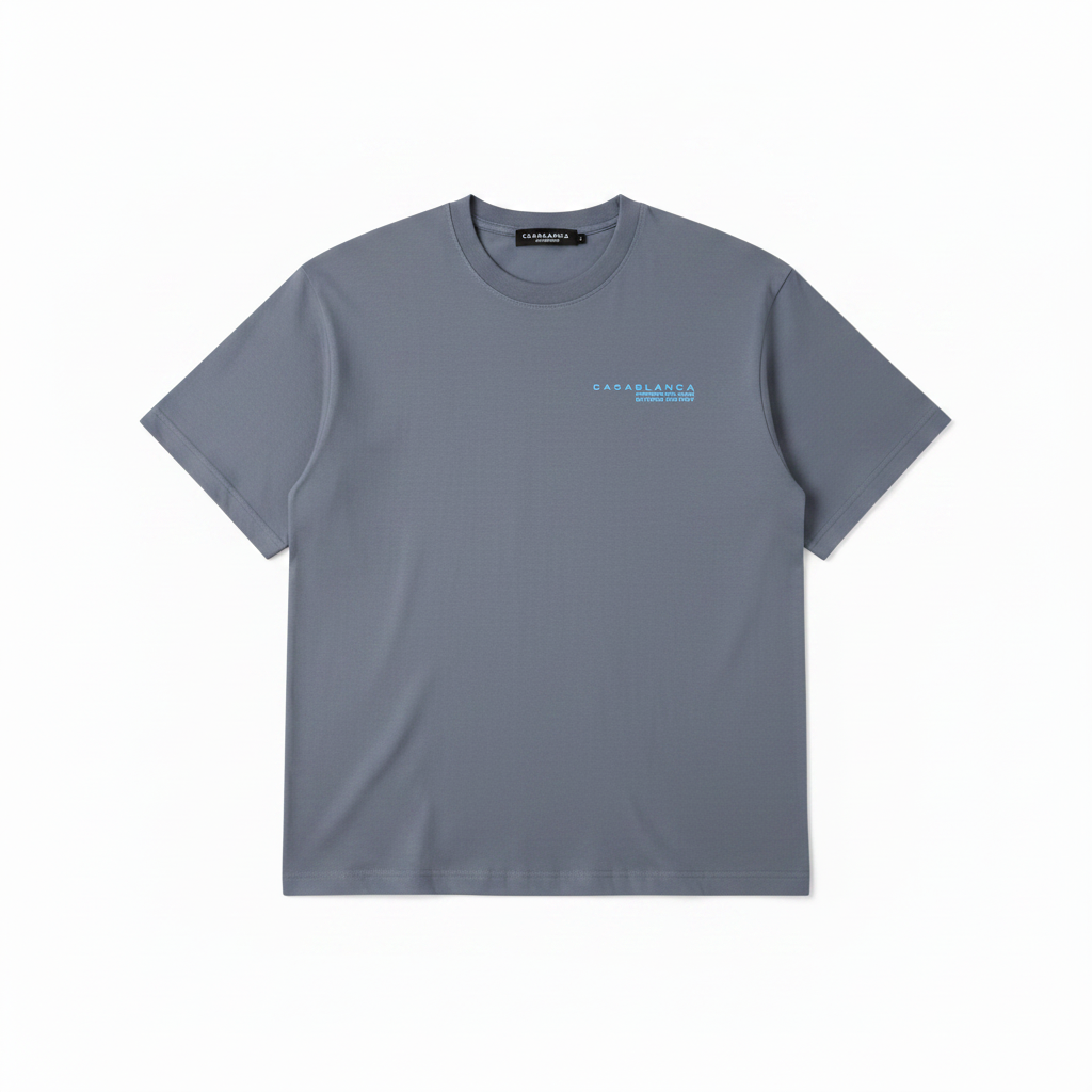 Casablanca Glitch Orchid  Short Sleeve T‑Shirt slate