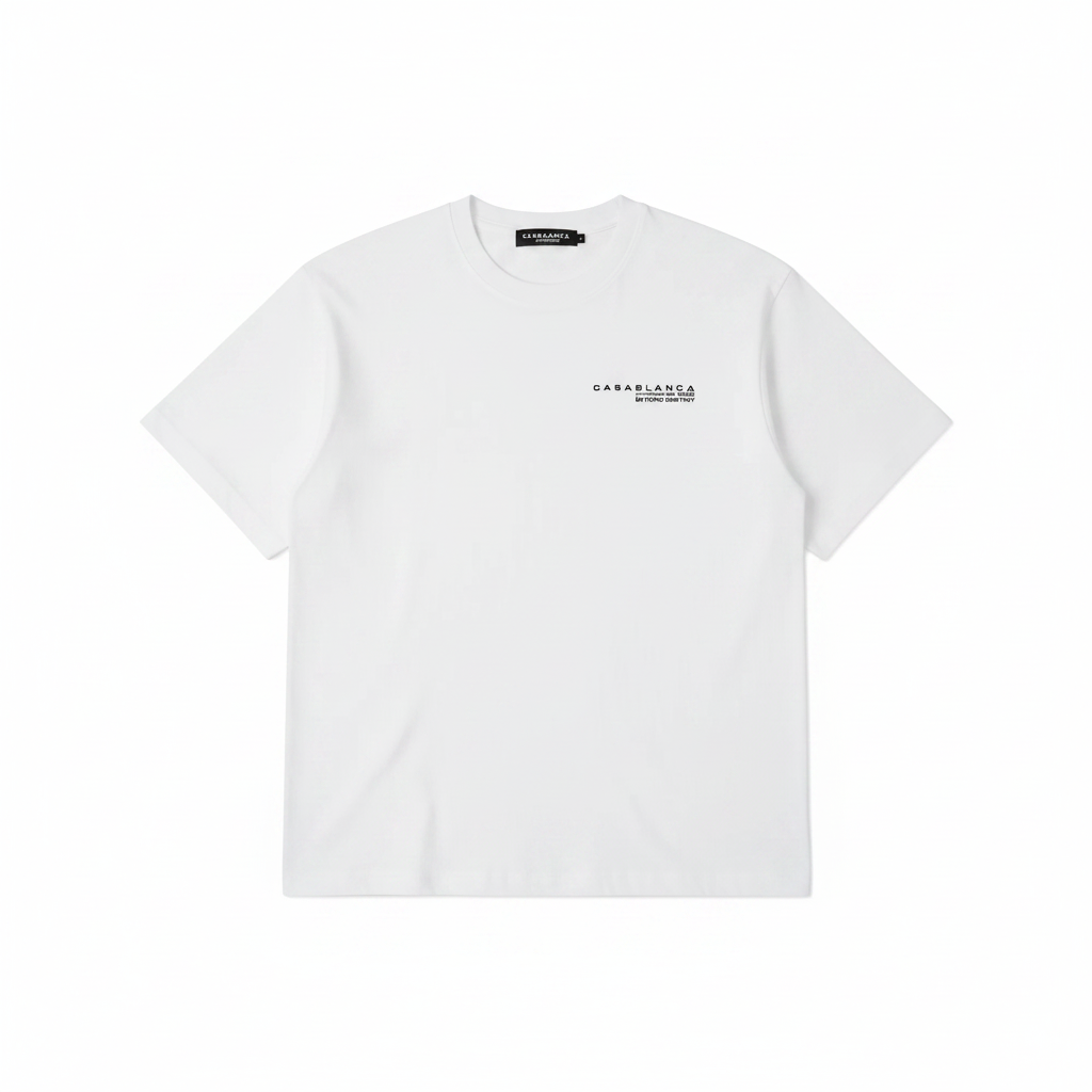 Casablanca Glitch Orchid Short Sleeve T‑Shirt