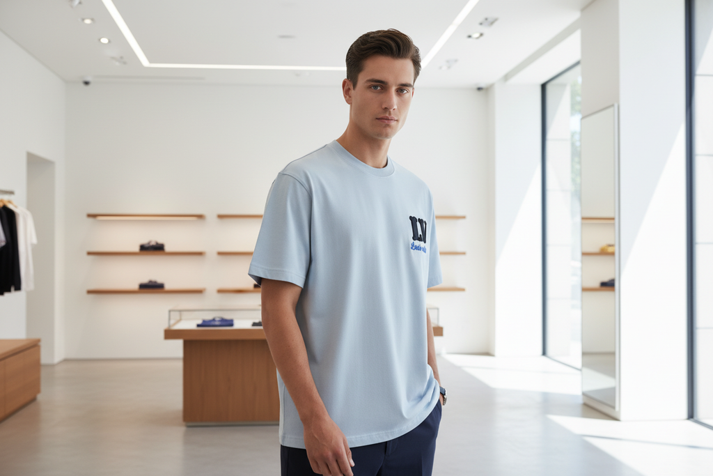 LV Tee White Background