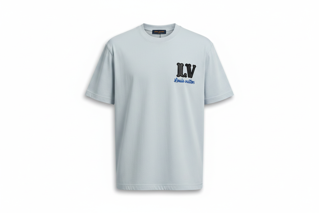 LV Tee White Background