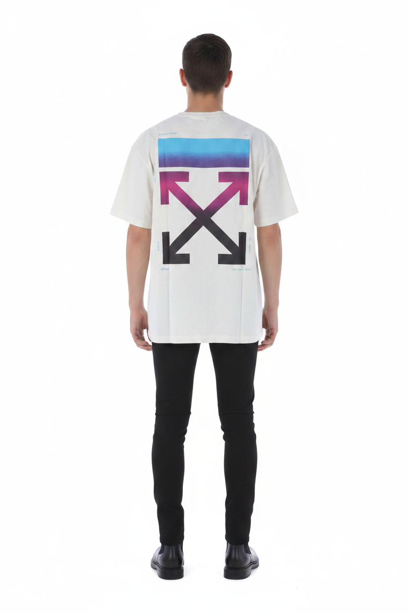 N0.01 White Gradient Back