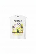 Purple Brand Mushroom Cloud Graphic Tee